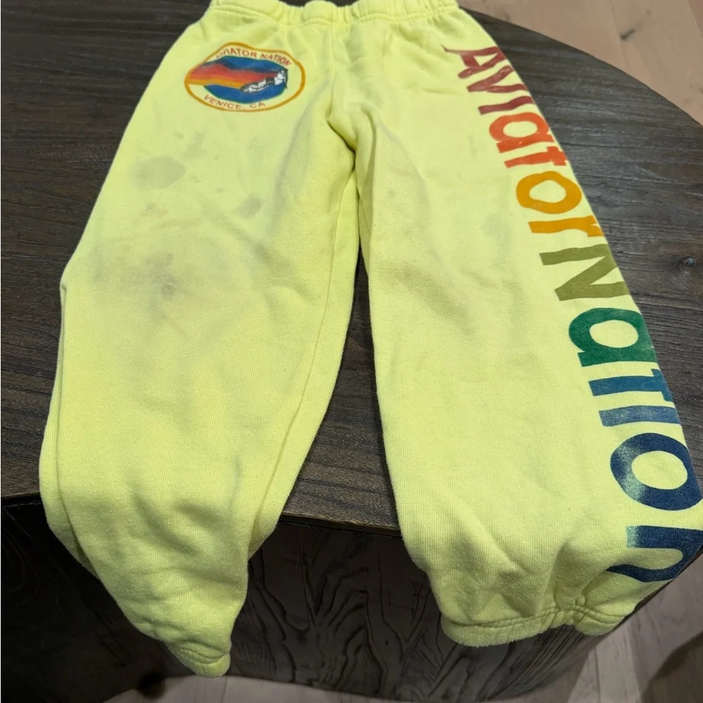 Aviator Nation Vibrant Yellow Sweatpants - Picture 5 of 5